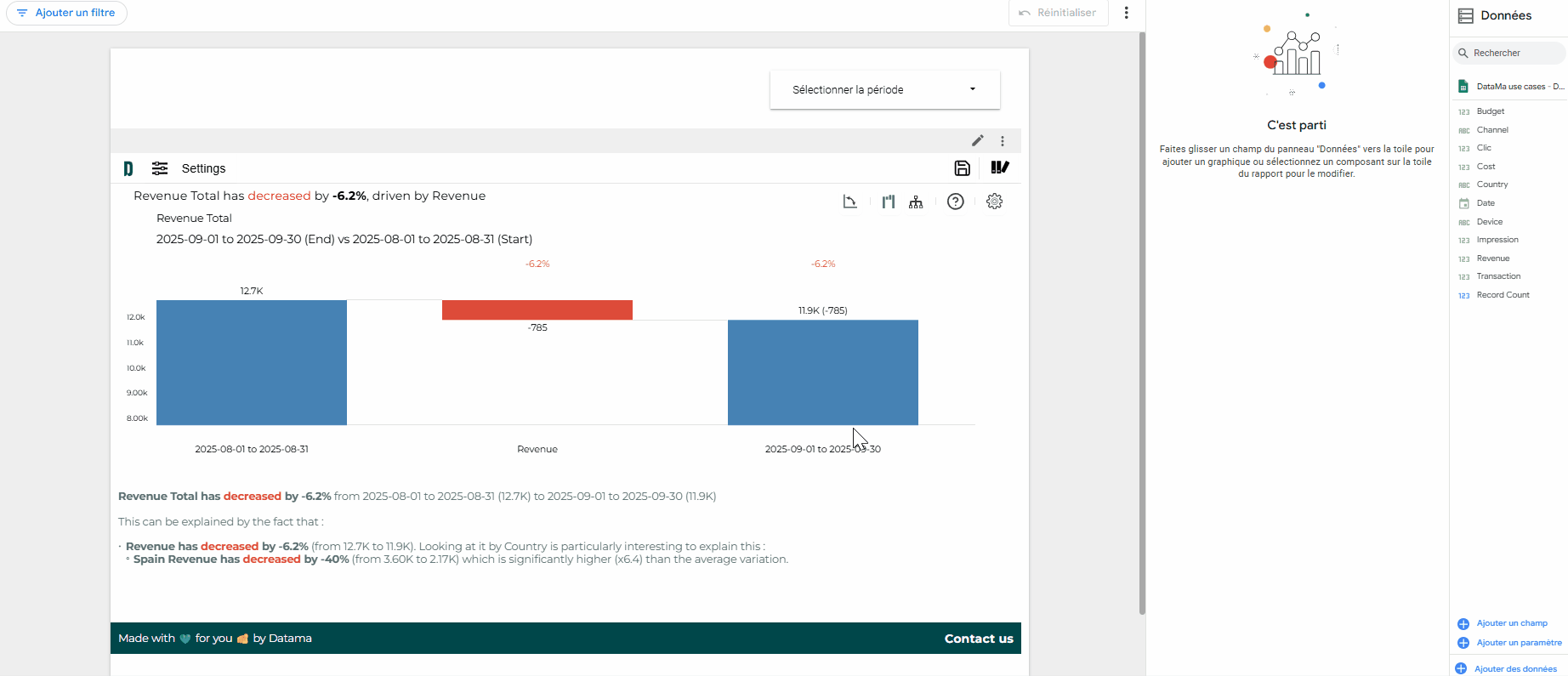 Tip of the week 156: Dimension then Dimension in Datama Compare extension