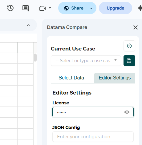 Paste your licence key here